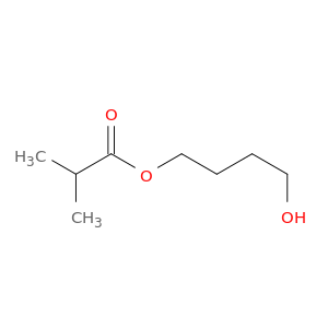 Propanoic acid, 2-methyl-, 4-hydroxybutyl ester