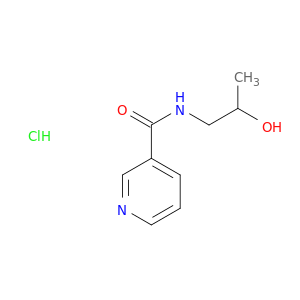 3-吡啶癸酰胺,N-(2-羟丙基)-,盐酸盐(1：1)