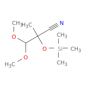 Propanenitrile, 3,3-dimethoxy-2-methyl-2-[(trimethylsilyl)oxy]-