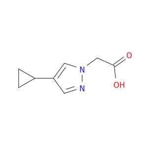 2-(4-环丙基-1H-吡唑-1-基)乙酸