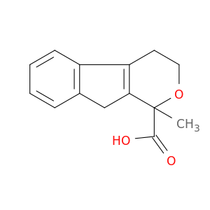Indeno[2,1-c]pyran-1-carboxylic acid, 1,3,4,9-tetrahydro-1-methyl-