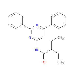 Butanamide, N-(2,6-diphenyl-4-pyrimidinyl)-2-ethyl-