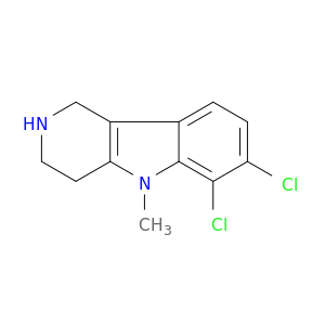 1H-Pyrido[4,3-b]indole, 6,7-dichloro-2,3,4,5-tetrahydro-5-methyl-