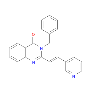 (E)-3-苄基-2-(2-(吡啶-3-基)乙烯基)喹唑啉-4(3H)-酮