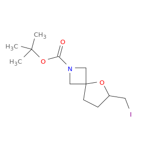 5-oxa-2-azaspiro[3.4]辛烷-2-羧酸,6-(碘甲基)-,1,1-二甲基乙酯