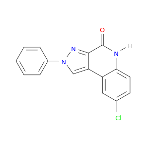 4H-Pyrazolo[3,4-c]quinolin-4-one, 8-chloro-2,5-dihydro-2-phenyl-