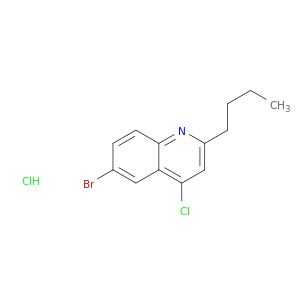6-Bromo-2-butyl-4-chloroquinoline hydrochloride