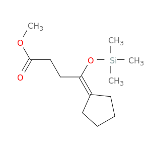 Butanoic acid, 4-cyclopentylidene-4-[(trimethylsilyl)oxy]-, methyl ester