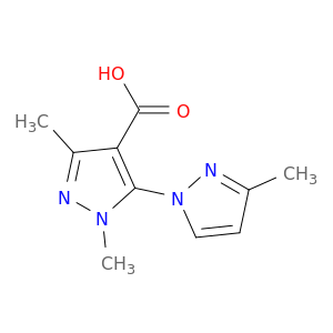 1,3-dimethyl-5-(3-methyl-1H-pyrazol-1-yl)-1H-pyrazole-4-carboxylic acid