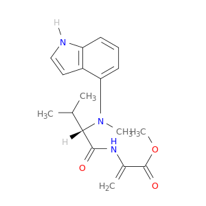 (S)-2-(2-((1h-indol-4-yl)(methyl)amino)-3-methylbutanamido)acrylic acid