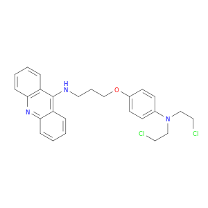 9-Acridinamine,N-[3-[4-[bis(2-chloroethyl)amino]phenoxy]propyl]-