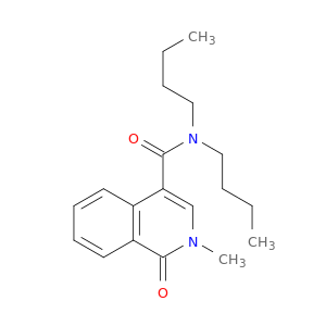 4-Isoquinolinecarboxamide,N,N-dibutyl-1,2-dihydro-2-methyl-1-oxo-