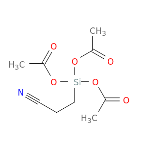 Propanenitrile, 3-[tris(acetyloxy)silyl]-