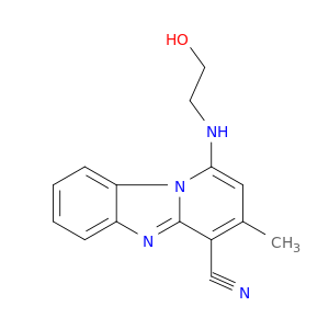 1-((2-Hydroxyethyl)amino)-3-methylbenzo[4,5]imidazo[1,2-a]pyridine-4-carbonitrile