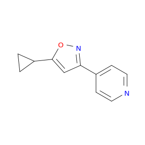 Pyridine, 4-(5-cyclopropyl-3-isoxazolyl)-