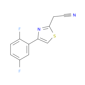 2-[4-(2,5-difluorophenyl)-1,3-thiazol-2-yl]acetonitrile