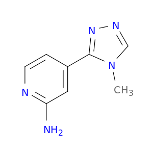 4-(4-methyl-4H-1,2,4-triazol-3-yl)pyridin-2-amine
