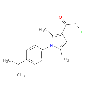 2-氯-1-[2,5-二甲基-1-[4-(1-甲基乙基)苯基]-1H-吡咯-3-基]乙酮