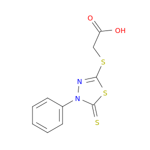 2-[(4-Phenyl-5-sulfanylidene-4,5-dihydro-1,3,4-thiadiazol-2-yl)sulfanyl]acetic Acid