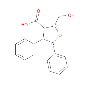 4-Isoxazolidinecarboxylicacid, 5-(hydroxymethyl)-2,3-diphenyl-