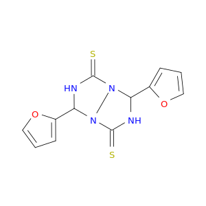 1H,5H-[1,2,4]Triazolo[1,2-a][1,2,4]triazole-1,5-dithione,3,7-di-2-furanyltetrahydro-