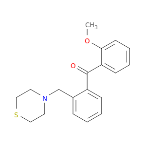2-METHOXY-2'-THIOMORPHOLINOMETHYLBENZOPHENONE