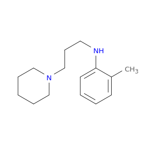 1-Piperidinepropanamine, N-(2-methylphenyl)-