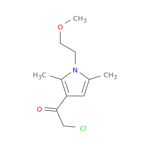 2-氯-1-[1-（2-甲氧基乙基）-2,5-二甲基-1H-吡咯-3-基]乙酮