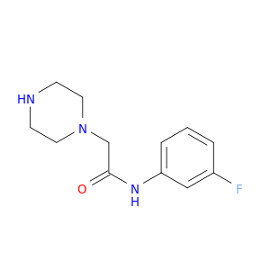 N-(3-氟苯基)-2-(哌嗪-1-基)乙酰胺