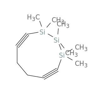 1,2,3-Trisilacyclonona-4,8-diyne, 1,1,2,2,3,3-hexamethyl-