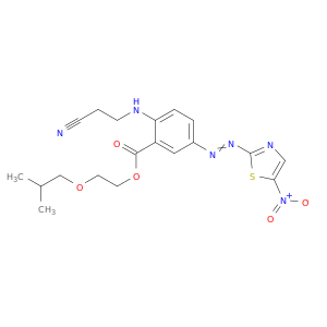 2-异丁氧基乙基-2-(2-氰乙氨基)-5-(5-硝基-1,3-噻唑-2-基偶氮)苯甲酸酯