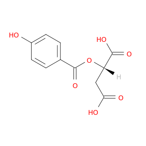 Butanedioic acid, [(4-hydroxybenzoyl)oxy]-, (2S)-