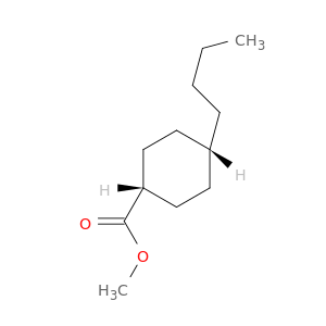 Cyclohexanecarboxylic acid, 4-butyl-, methyl ester, cis-