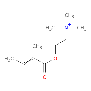 Ethanaminium, N,N,N-trimethyl-2-[(2-methyl-1-oxo-2-butenyl)oxy]-