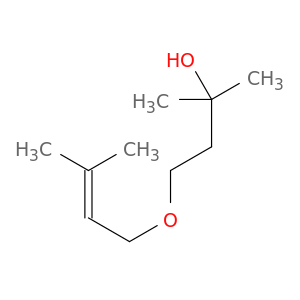 2-Butanol, 2-methyl-4-[(3-methyl-2-butenyl)oxy]-