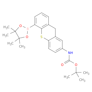 1,1-二甲基乙基N-[5-(4,4,5,5-四甲基-1,3,2-二氧杂硼烷-2-基)-9H-噻喃-2-基]氨基甲酸酯