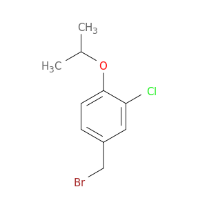 4-(Bromomethyl)-2-chloro-1-(propan-2-yloxy)benzene