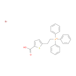 (2-(5-Carboxythiophen-2-yl)ethyl)triphenylphosphonium bromide