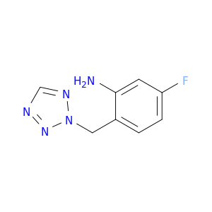 Benzenamine, 5-fluoro-2-(2H-tetrazol-2-ylmethyl)-