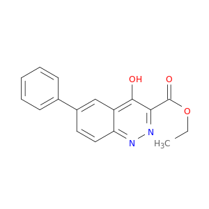3-Cinnolinecarboxylic acid, 4-hydroxy-6-phenyl-, ethyl ester