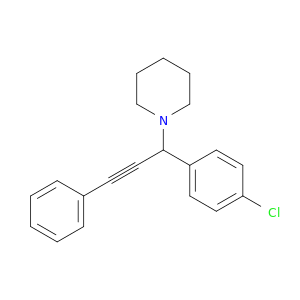 Piperidine, 1-[1-(4-chlorophenyl)-3-phenyl-2-propynyl]-