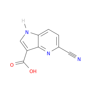 5-氰基-4-氮杂-吲哚-3-羧酸