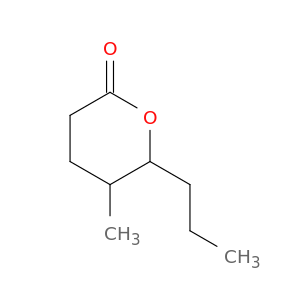 2H-Pyran-2-one, tetrahydro-5-methyl-6-propyl-