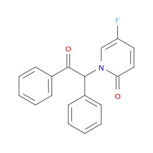 2(1H)-Pyridinone, 5-fluoro-1-(2-oxo-1,2-diphenylethyl)-