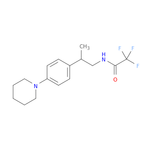 N-(BETA-METHYL-4-PIPERIDIN-1-YLPHENETHYL)-2,2,2-TRIFLUOROACETAMIDE