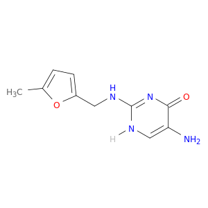 4(1H)-Pyrimidinone, 5-amino-2-[[(5-methyl-2-furanyl)methyl]amino]-