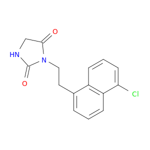 2,4-Imidazolidinedione, 3-[2-(5-chloro-1-naphthalenyl)ethyl]-