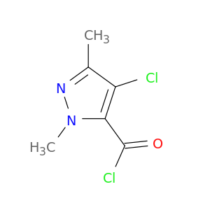 1H-Pyrazole-5-carbonyl chloride, 4-chloro-1,3-dimethyl-