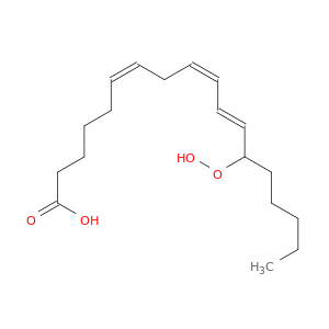 6,9,11-Octadecatrienoic acid, 13-hydroperoxy-, (E,Z,Z)-