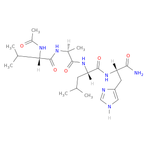 L-Histidinamide, N-acetyl-L-valyl-L-alanyl-L-leucyl-